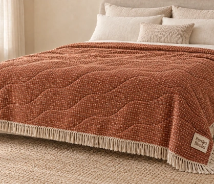 Purrfect Blanket design illustration