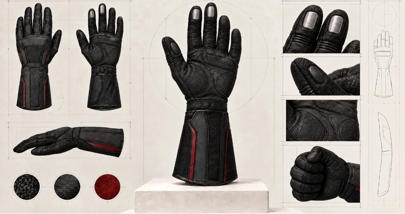 S.T.I.N.G. Gauntlet design illustration